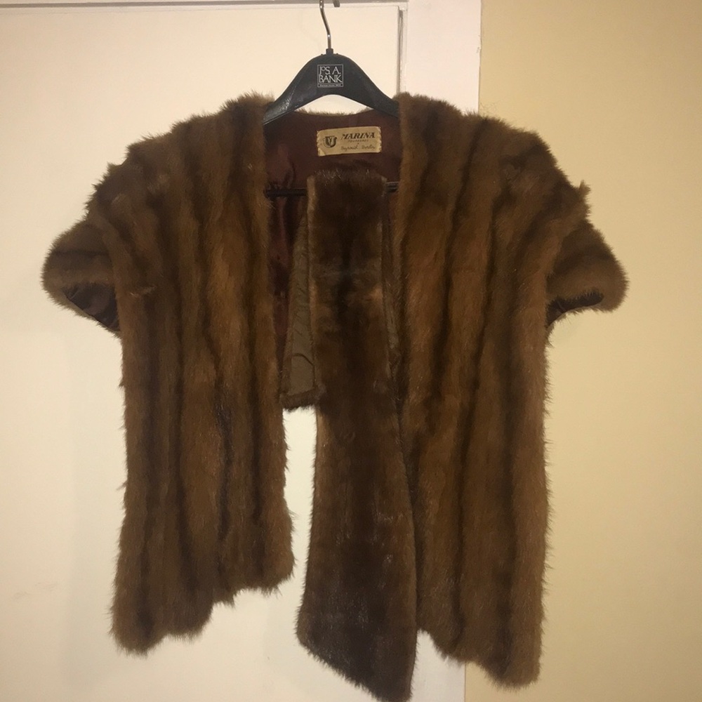 Mink cape